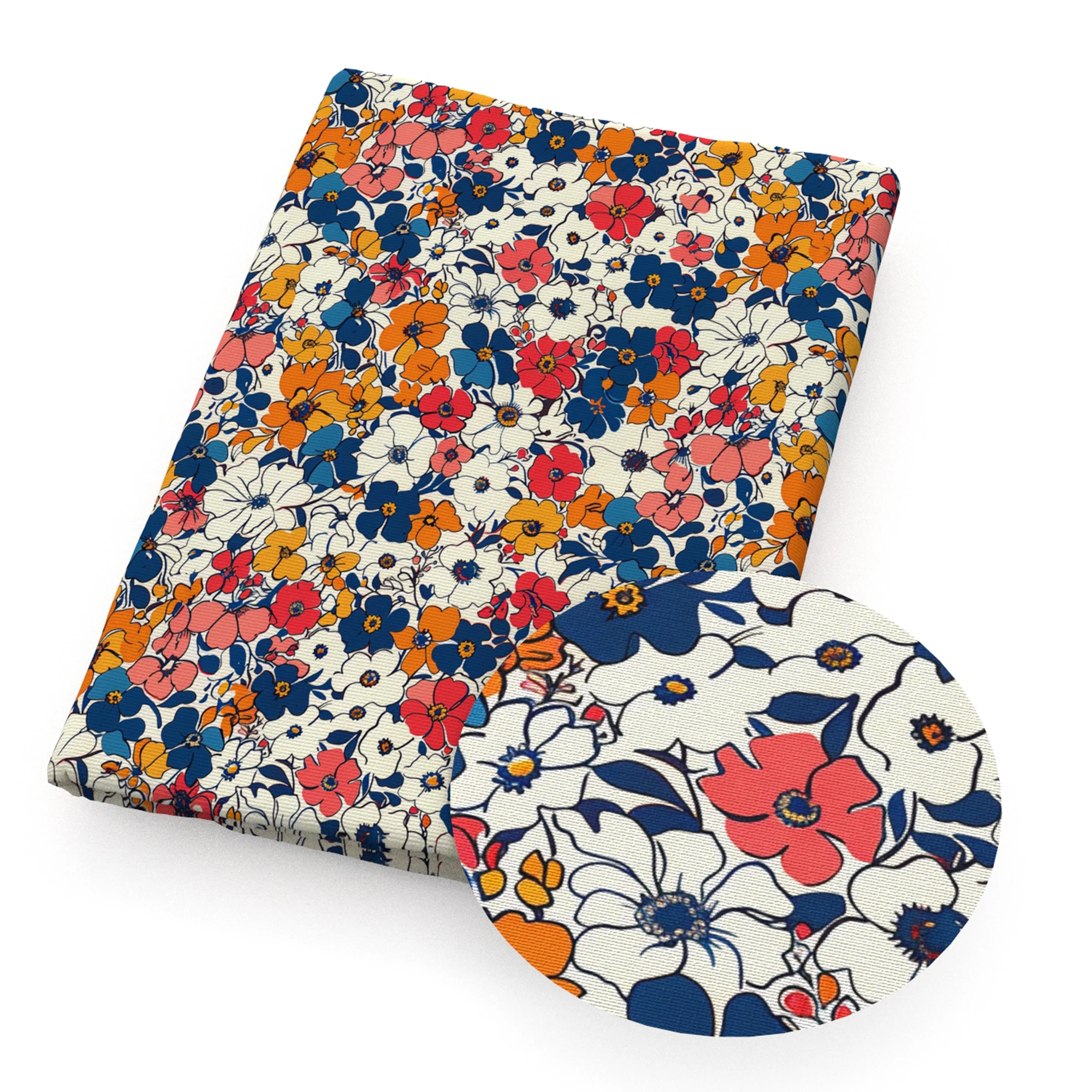 50*145cm Flowers African Colored Printing Fabric Ethnic Style Pattern Fabrics For Sewing Cloth Dress DIY Craft Home Textile 5
