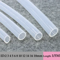 Durable Silicone Rubber Tubing - High Temperature, Non - Toxic Water Pipes - ID 4mm x OD 7mm