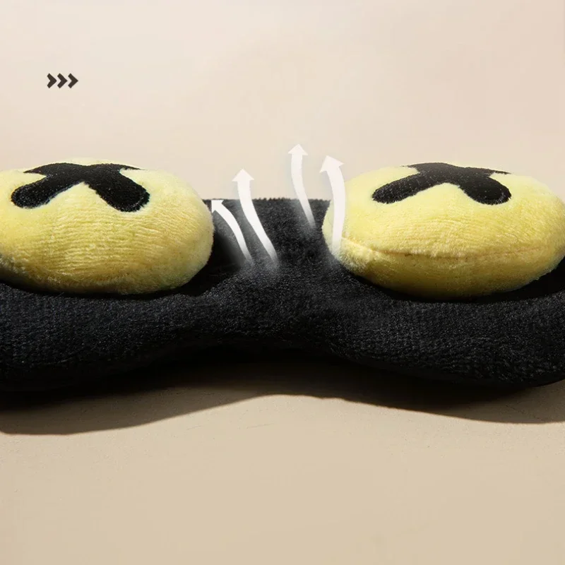 Cute Eye Mask Sleep Soothing Eye Fatigue Warm Compress Wear Comfortable Children And Students Eye Masks