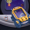 Simulated Aircraft Children's Handheld Game Console Mini Steering Wheel Control Reaction Training Educational Toys 6