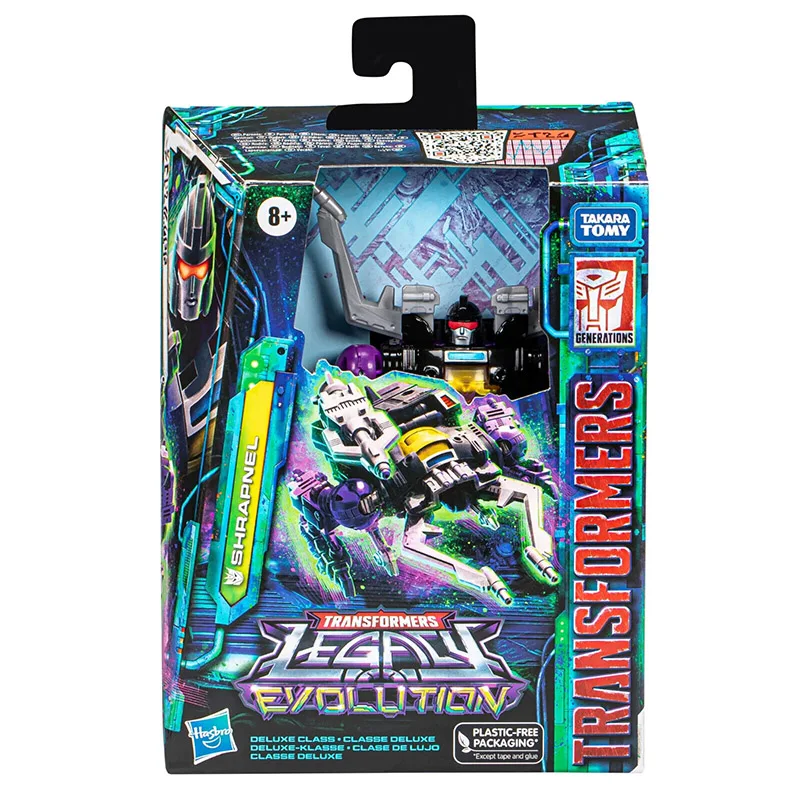 

Hasbro Transformers Generations Legacy Evolution Deluxe Class Shrapnel Action Figure Collectible Model Toy