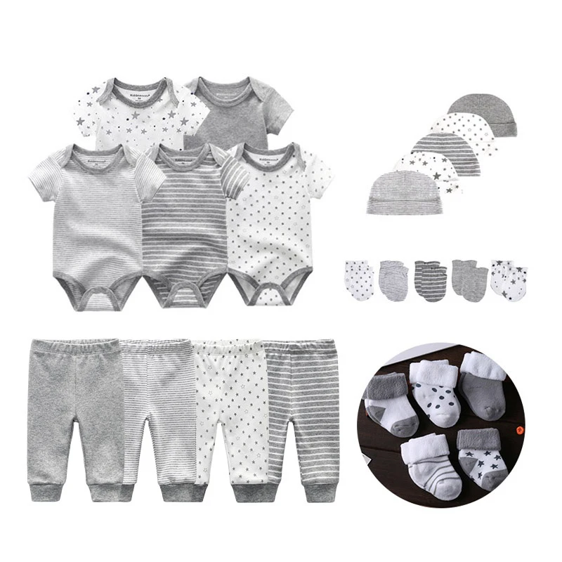 24PCS Unisex Baby Cotton Clothes Set 5