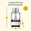 Cuisinart Food Processor 14-Cup Vegetable Chopper for Mincing, Dicing, Shredding, Puree & Kneading Dough, Stainless Steel 6