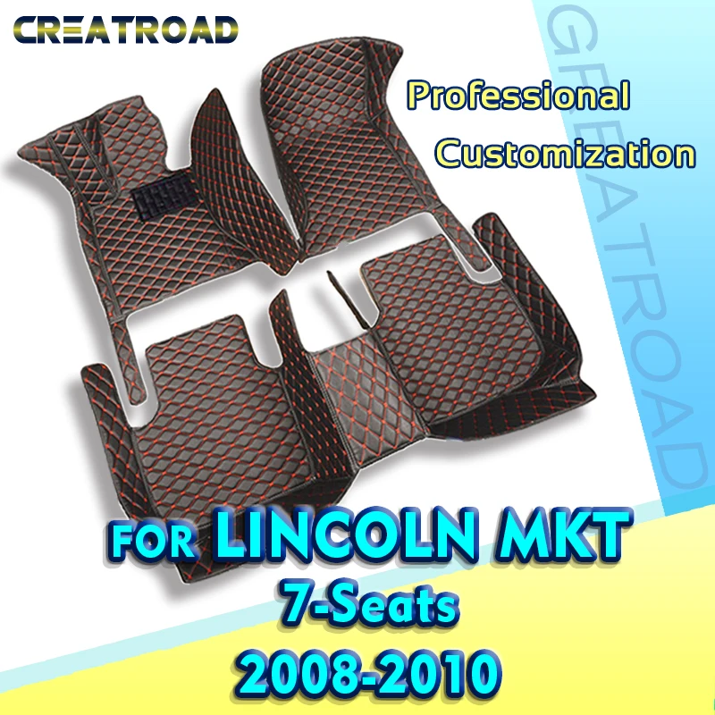 

Автомобильные коврики для Lincoln MKT, семь сидений, 2008, 2009, 2010, индивидуальные автомобильные подкладки для ног, чехол, аксессуары для интерьера