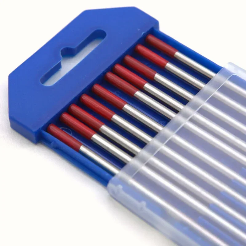10pcs/Kit WT20 TIG Welding Thoriated Tungsten Electrode Rods High Conductivity For TIG Welding Replace Accessories