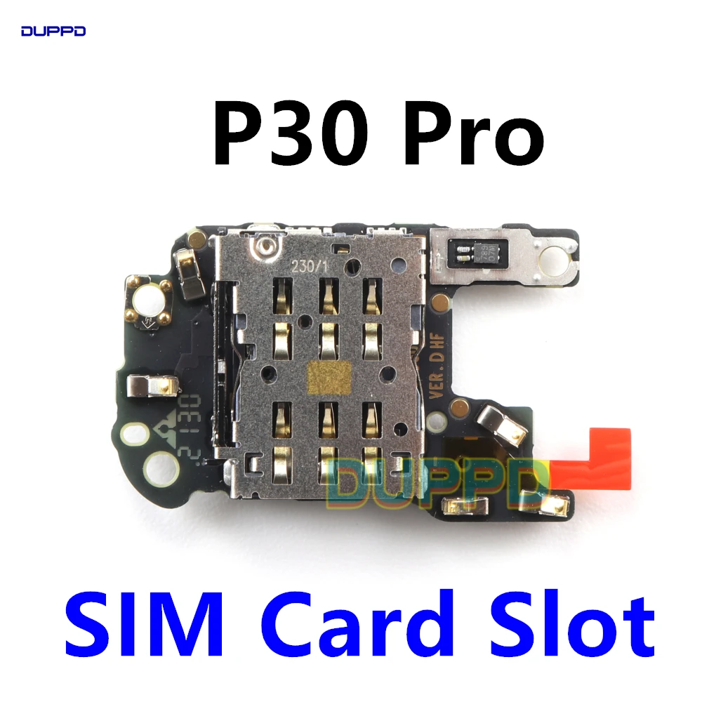 SIM Card Reader Board For Huawei P30 Pro Speaker Ringer Buzzer Earpiece Power Volume USB Type-C Charging Port Flex Cable