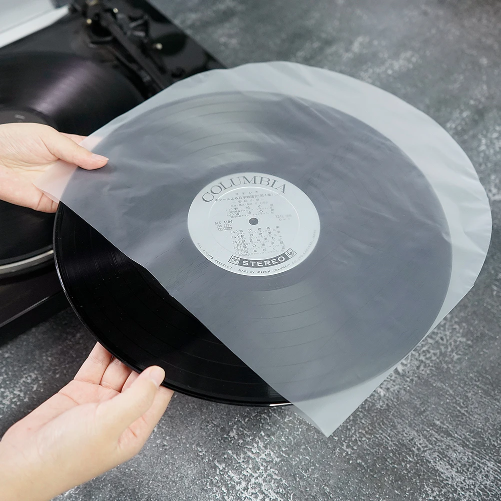 Platenhoezen | Vinyl 12 Hoezen | 50 Stukken | Zeer Transparant en Stevig | Optimale Bescherming | Antistatische LP Hoezen