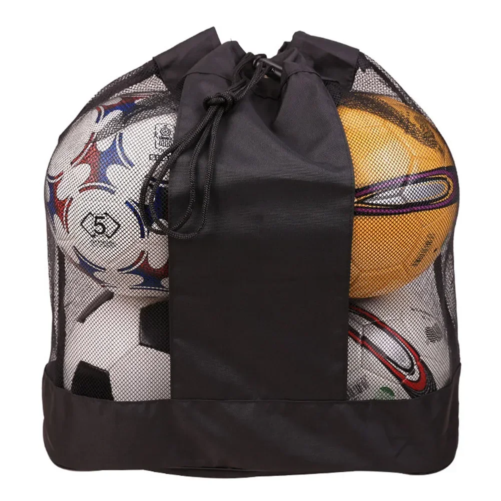 Waterproof Football Storage Bag Outdoor Basketball Ball Volleyball Net Large Carrying Storage Bags Drawstring Nets Accessories