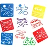 Montessori Kids Drawing Toys Animal Car DIY Painting Template Stencils Art Craft Learning Toys Educational Toy for Children Gift 2