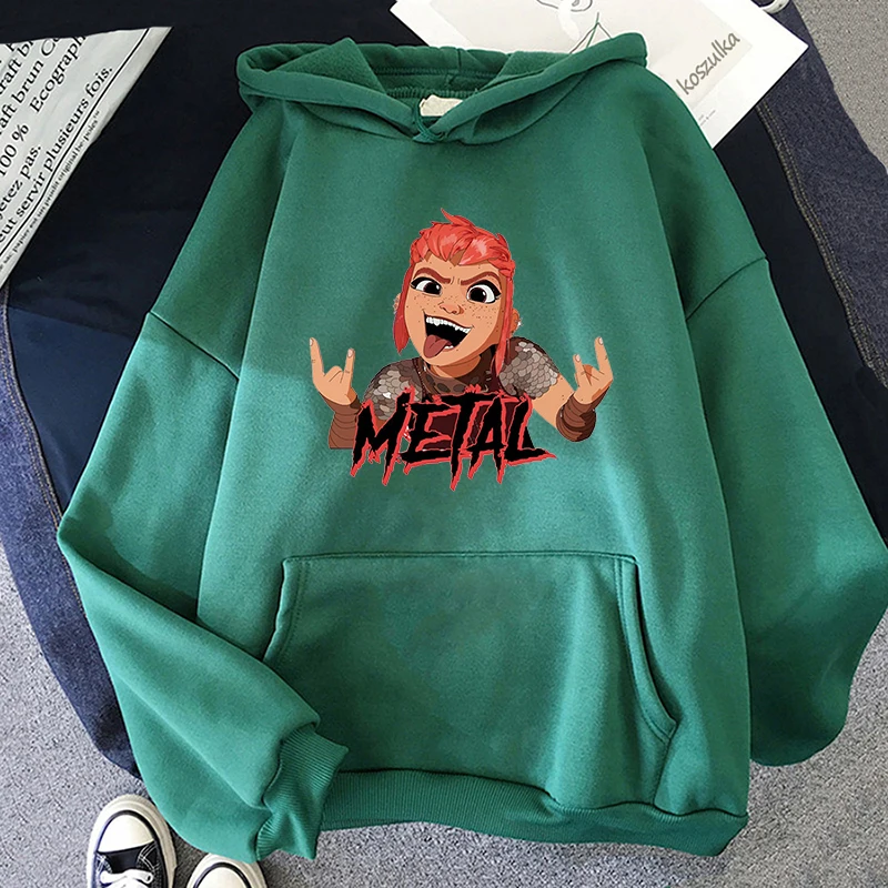 Nimona Hoodie for Autumn/Winter Round Neck Sweatshirt Anime Print