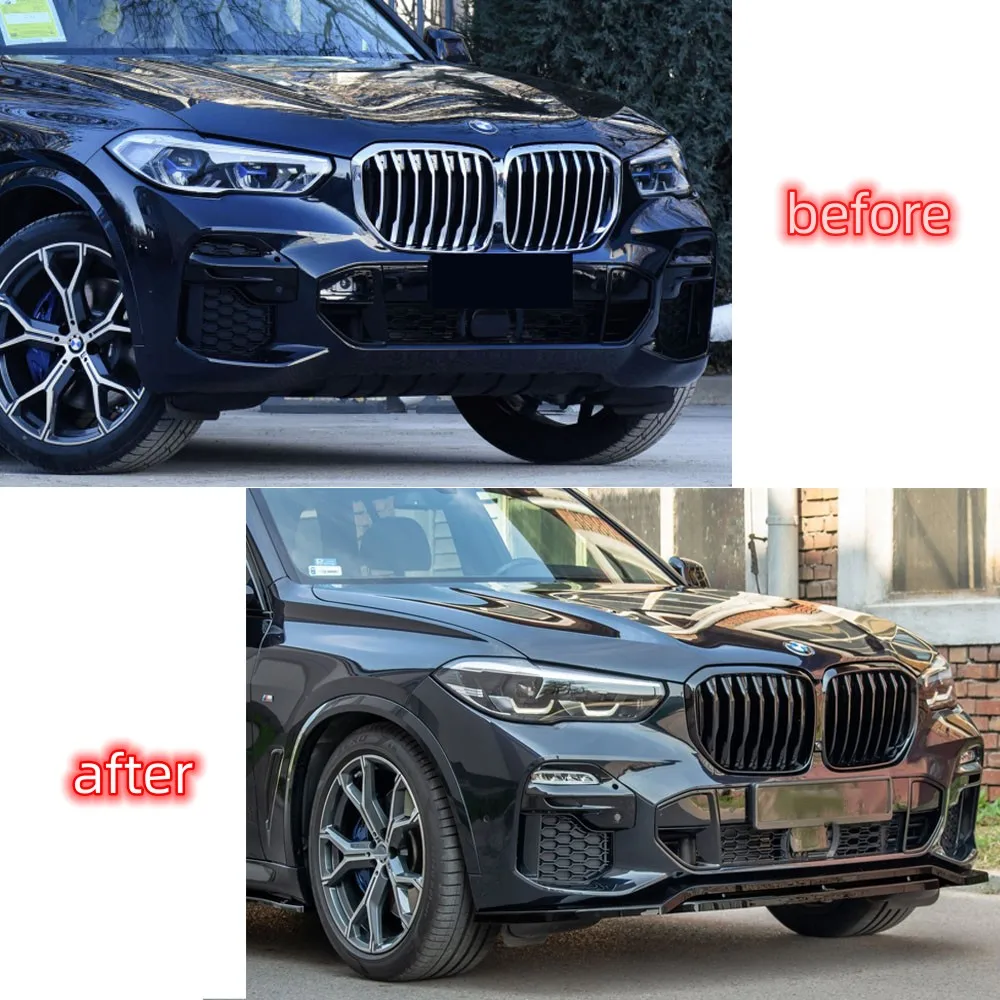 Auto Frontstoßstange Lippe Seitenspoiler Nebelscheinwerfer Rahmenabdeckung  für X5 G05 2019-2022 Bodykits Splitter (Auto