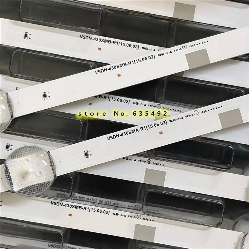 25세트 LED 백라이트 스트립 43-FHD-L R V5DN-430SMB-R1 V5DN-430SMA-R1 UA43J51SW UA43J5088 UA43J5500 UN43J5000 UN43J5200 UN43J52