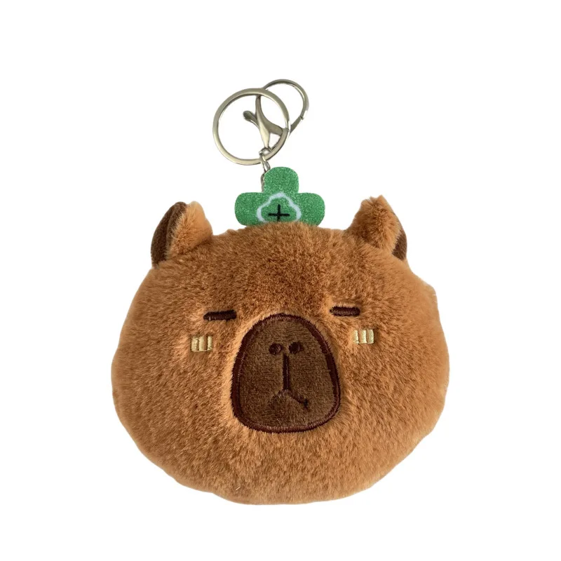 Porte-monnaie Mignon En Peluche Capybara – Pochette Avec Fermeture éclair, Kawaii, Pour Enfants Et Filles