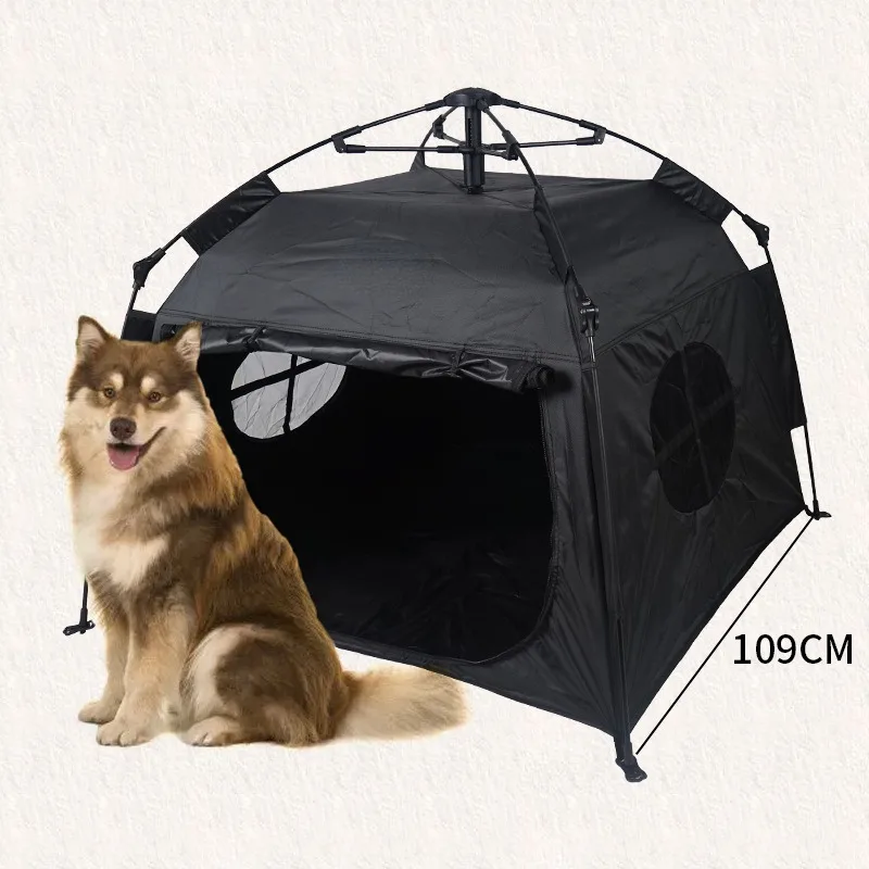 Pet tent dog house For outdoor home fully automatic folding cat and dog shelter rain and sun protection portable car Camping Tent
