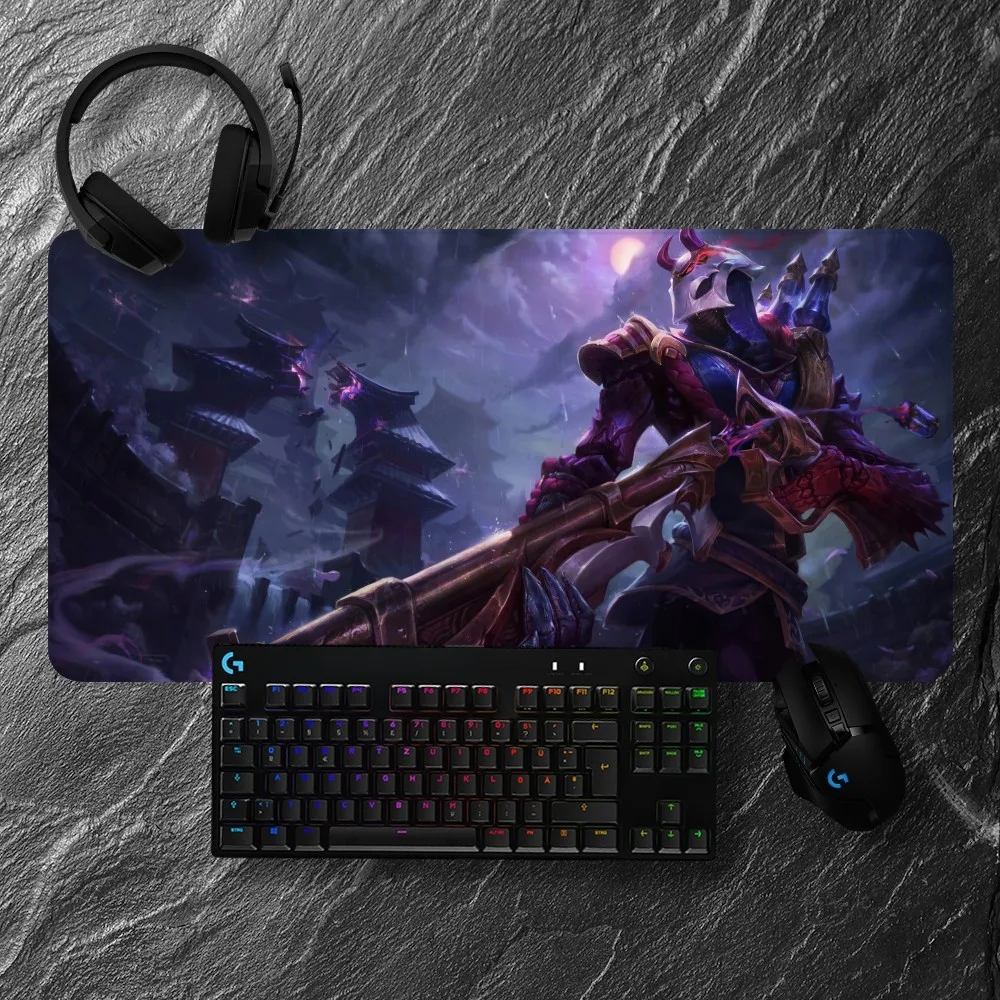 Leagues of Legends LOL Jhin Mousepads Non-slip Lockedge Office Student Gaming Thickened Large Writing Pad Cushion 4