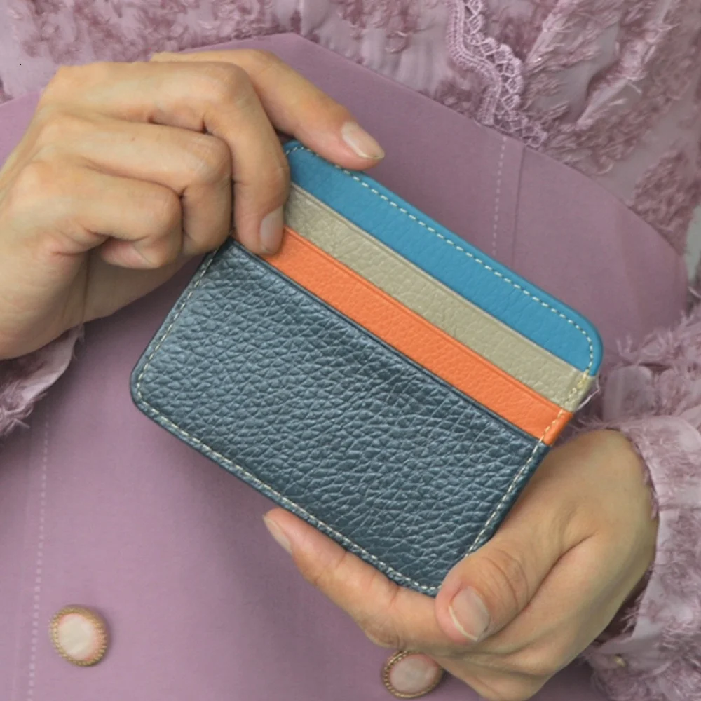 Credit Card Holder Ultra thin 6 slots Wallet Small Business Card Holder