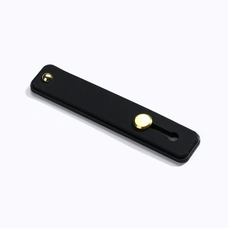 Adjustable Silicone Wrist Band Phone Holder with Push-Pull Grip & Desktop Stand