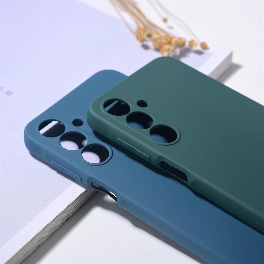 Ultra-Thin Liquid Silicone Shockproof TPU Phone Case Cover - Soft Protective Shell