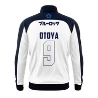 Men's Blue Lock Anime Soccer Jersey NO 7Jackets 2025 New Spring Autumn Women Jacket Coat Trendy Lapel Tops Clothes Cool Kids Top
