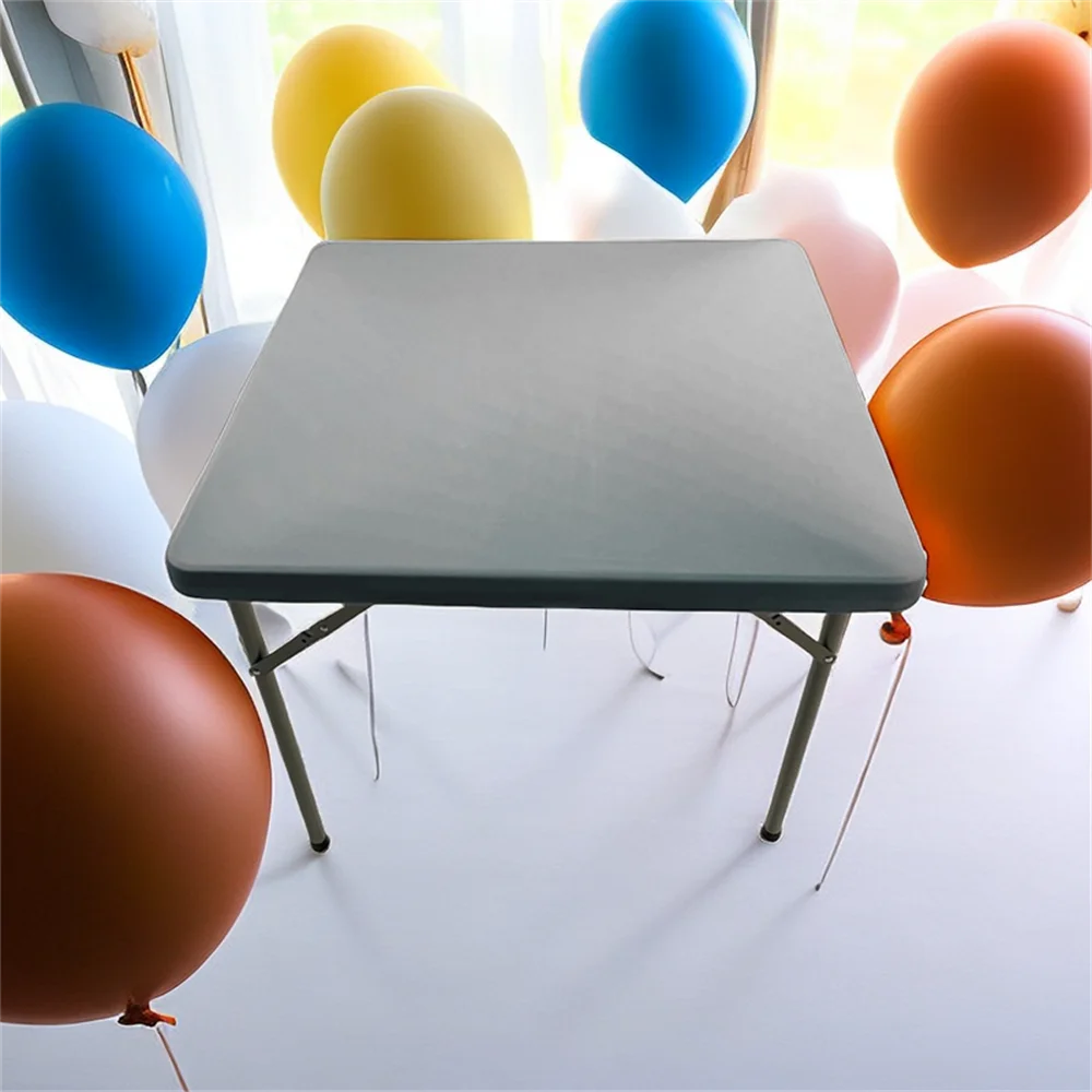 1pcs,Stretch table cover,Square tablecloth,Birthday tablecloth,banquet tablecloth,Party tablecloth,Picnic tablecloth,Solid tablecloth.