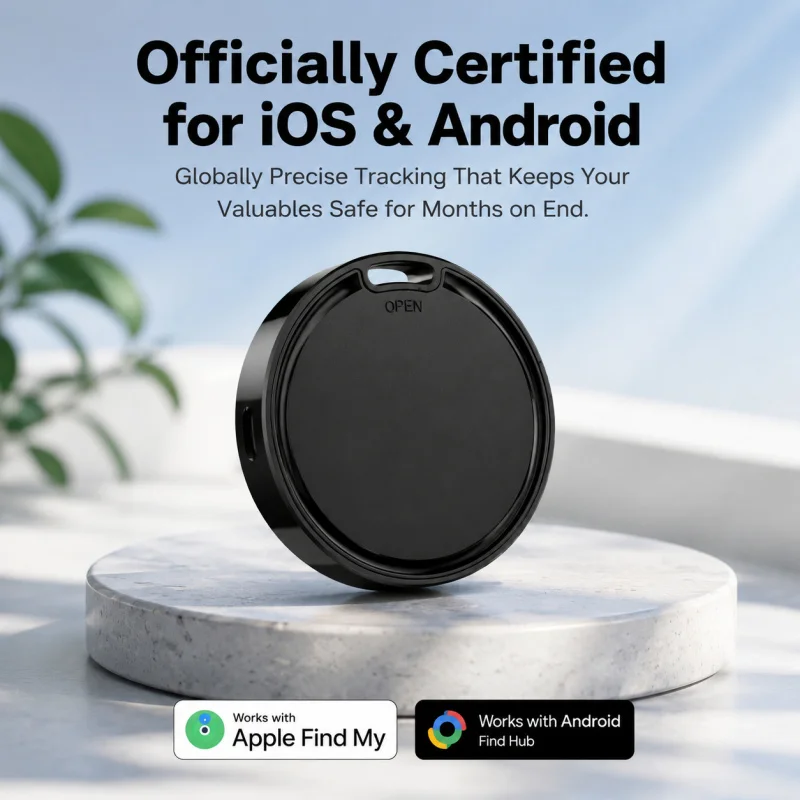 Un tracker intelligente compatibile con i sistemi iOS e Android, progettato per aiutare a prevenire la perdita di chiavi, portafogli e altri oggetti.