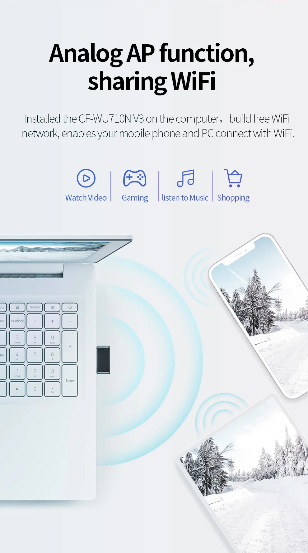 Como Saber Si Mi Ip Esta Siendo Rastreada Stock!comfast Rtl8188eus Mini Usb Wi-fi Adapter 2.4g Wifi Dongle 150mbps  802.11b/g/nemitter Wi Fi Receiver Network Card Antenna - Network Cards -  AliExpress