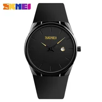 SKMEI 1509 Waterproof PU Small Dial Watches Army Green relogio Quartz Watch Men Lady Fashion Mens Women Wristwatches 1