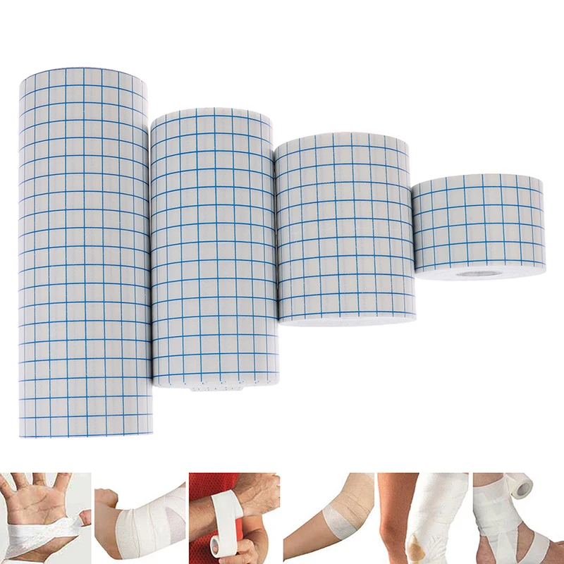 1 Rolle wasserdichter Verband selbst klebender Fixierband verband nützliche atmungsaktive große 5cm * 10m Vlies Wunde Erste Hilfe – Detail 4