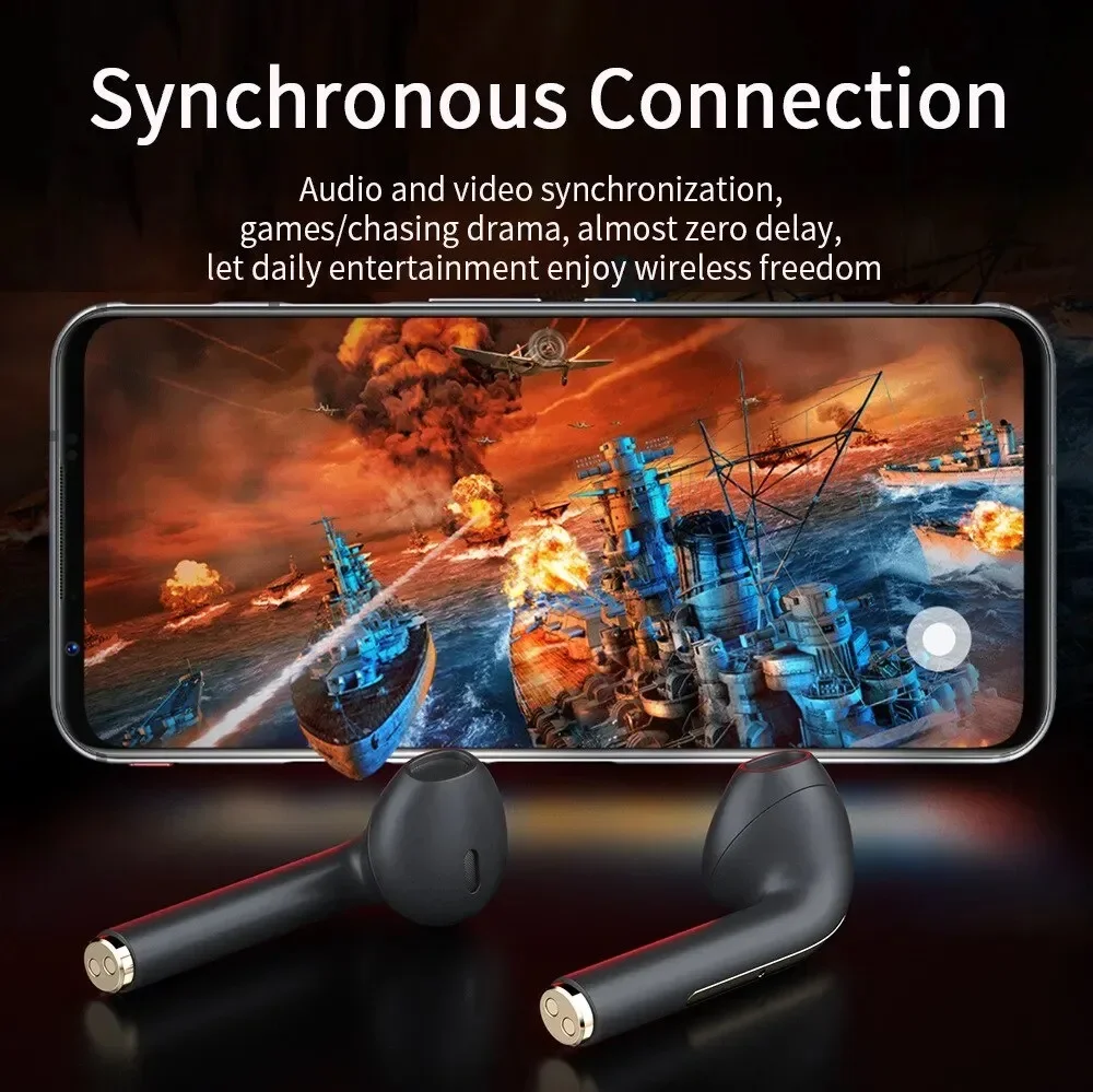 Bosebye J18 Wireless Earphone Bluetooth Headset 9D Noise Reduction Gaming Headset With Microphone TWS EarBuds Hands-free Earbuds 5