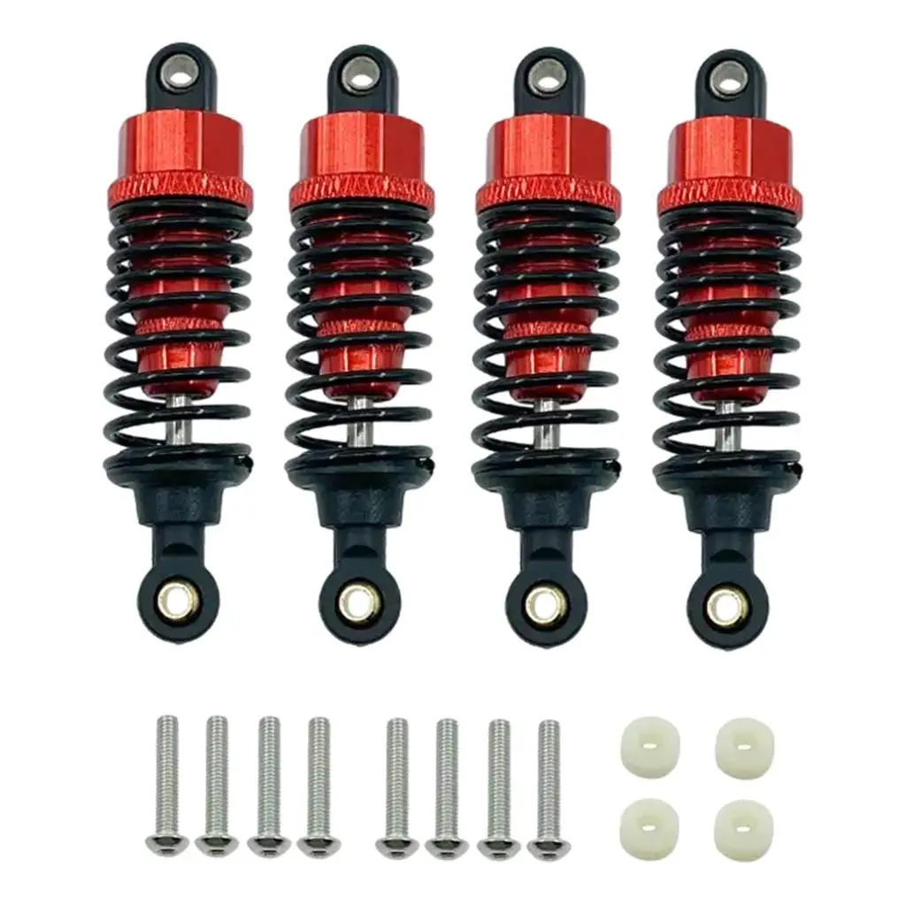 For Tamiya For TT02 1/10 4個 アルミ合金 オイルショックアブソーバー