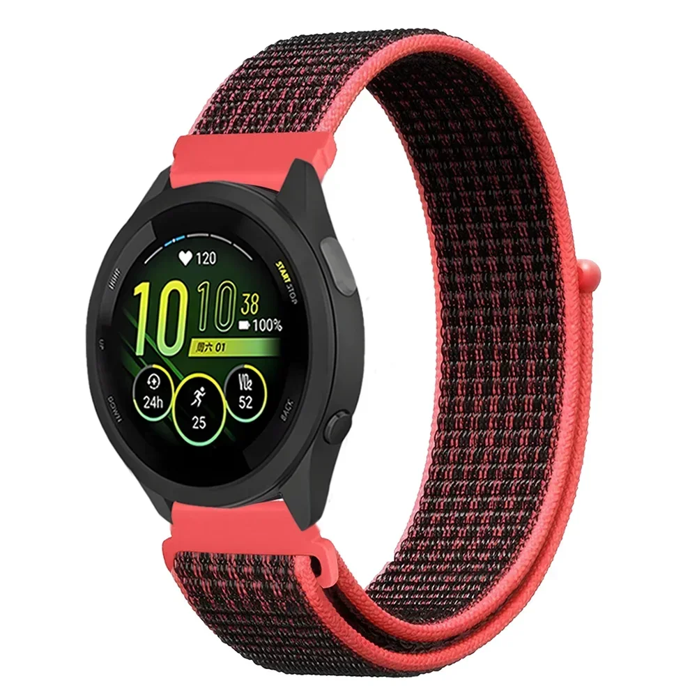 Braided Nylon Wristband - 20mm & 22mm Adjustable Strap in Multiple Colors