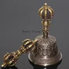 Nepal Tibetan Bells Chimes Handmade Brass Vajra Bell and Pestle Meditation Tool Sound Healing Instrument Buddhist Supplies Gifts 4