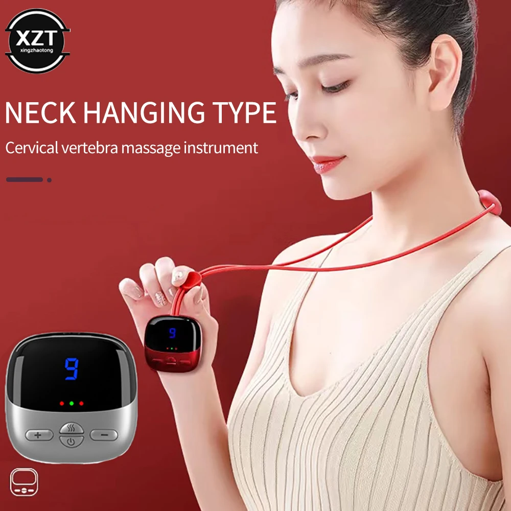 

Smart Hanging Neck Neck Shoulder Cervical Spine Massager Hot Compress Neck Artifact Dredging Spine Neck Protector For Xiaomi New