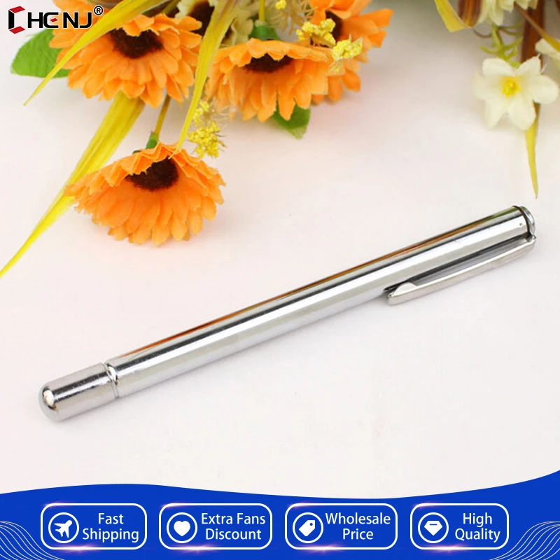 

6/7Section Pointer Pen Instrument Baton Stainless Steel Telescopic Magic Ballpoint Pen Kindergarten Teacher Education Supply