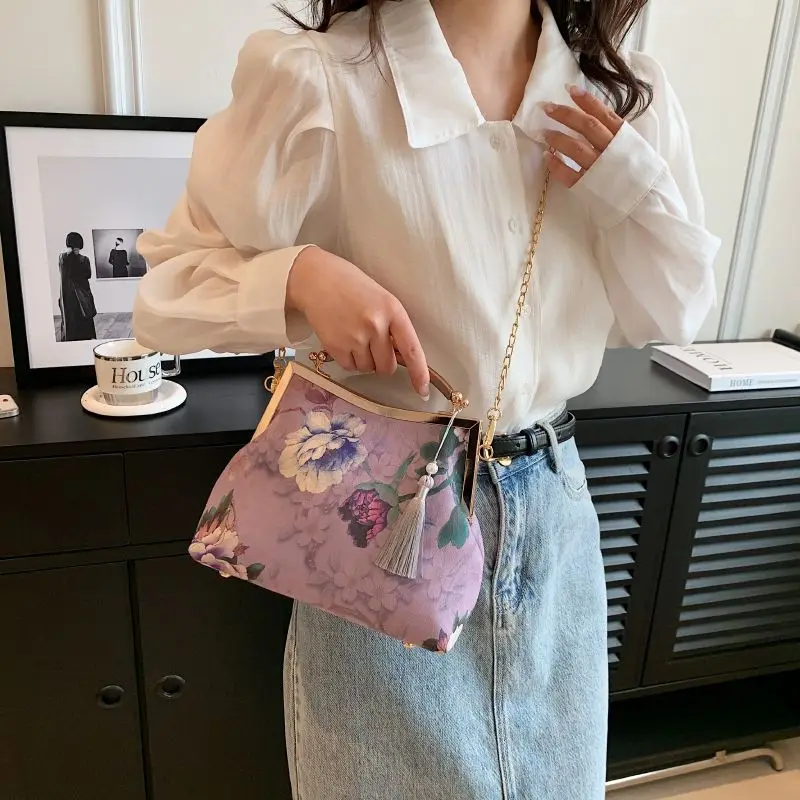 Chain Women Shoulder Crossbody Bag Bags Mother Gift Bag Women's Handbags Fringe Tassel