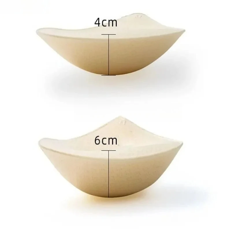 Thick Latex Bra Pads Push Up Breast Enhancer Removeable Bra Padding Inserts Cups 2PCS For Swimsuit Bikini Padding bra pads inserts bra insert pads
