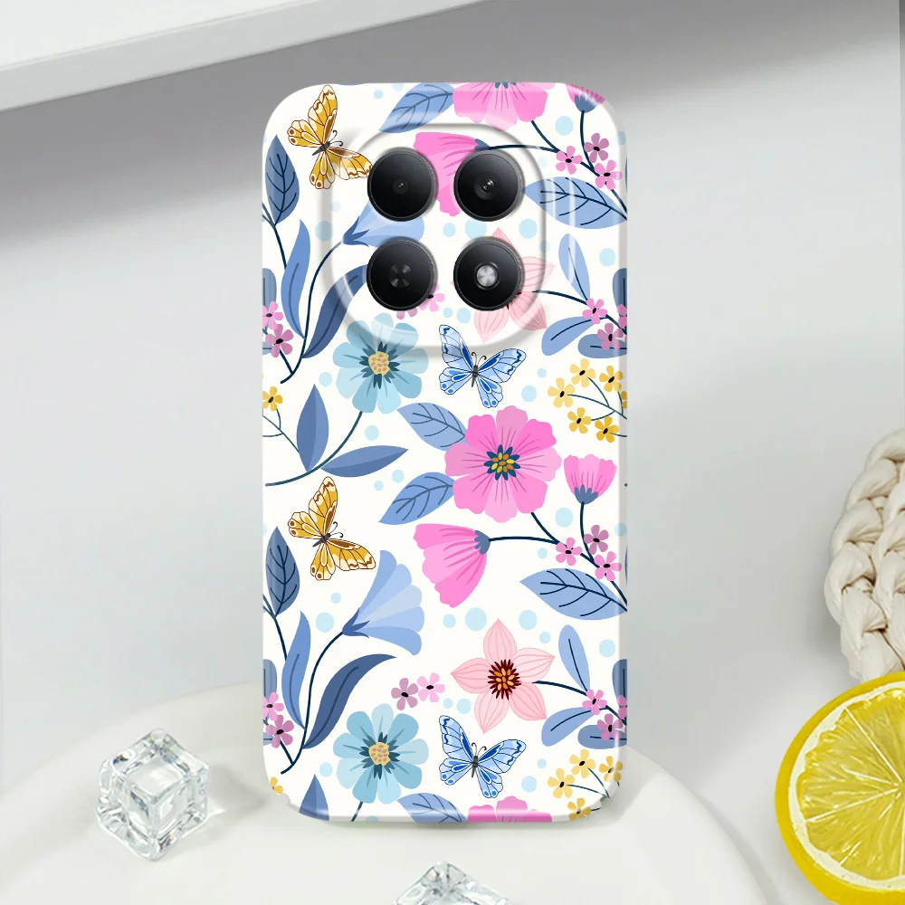 Vibrant Floral Design Phone Case - Durable Hard Cover with Screen Protection