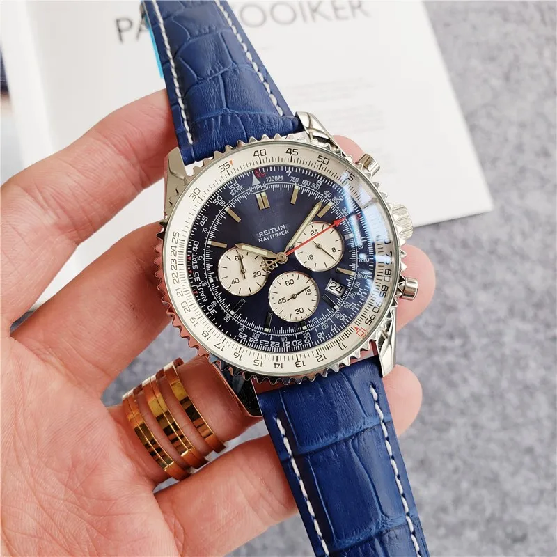 

Hot Sale Original Mens Wrist Watches Top Brand Luxury Japan Quartz Mov Automatic Date Daily Waterproof Leather Top AAA Clocks
