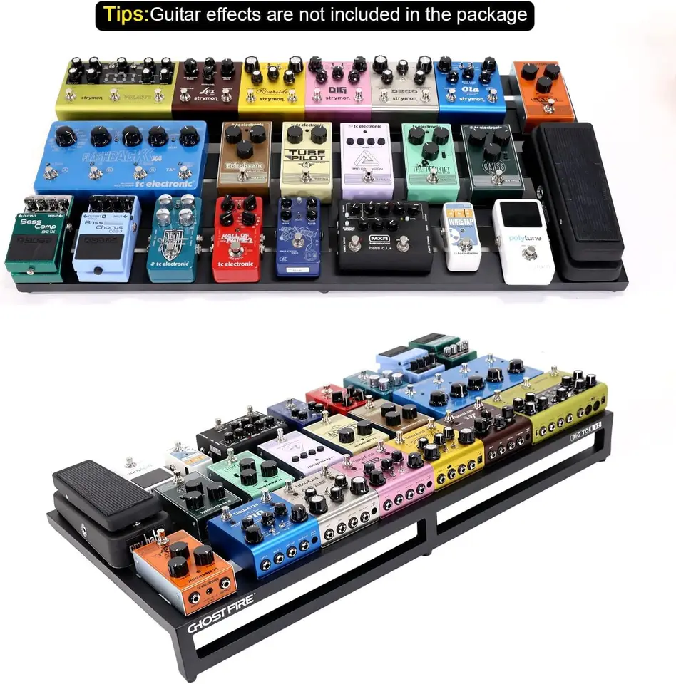 ギター Korg Ghost Effect Pedal Ghost Fire Ultra-Light Aluminum Alloy Guitar Pedal Board - Only