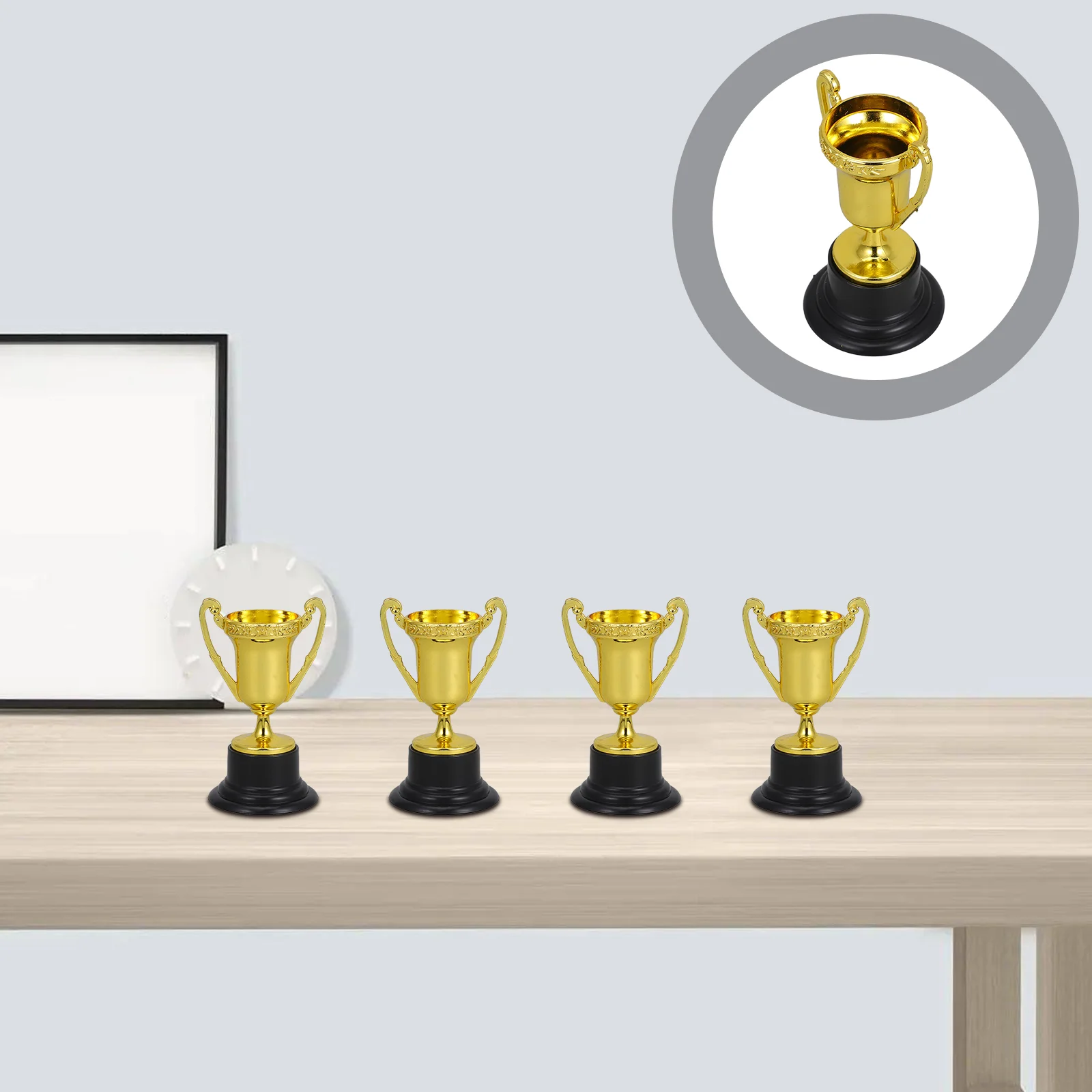 25 Pcs Plastic Trophies Award Trophy Cup Kids Reward Children School Prize Souvenirs Team Sports Educational Supplies