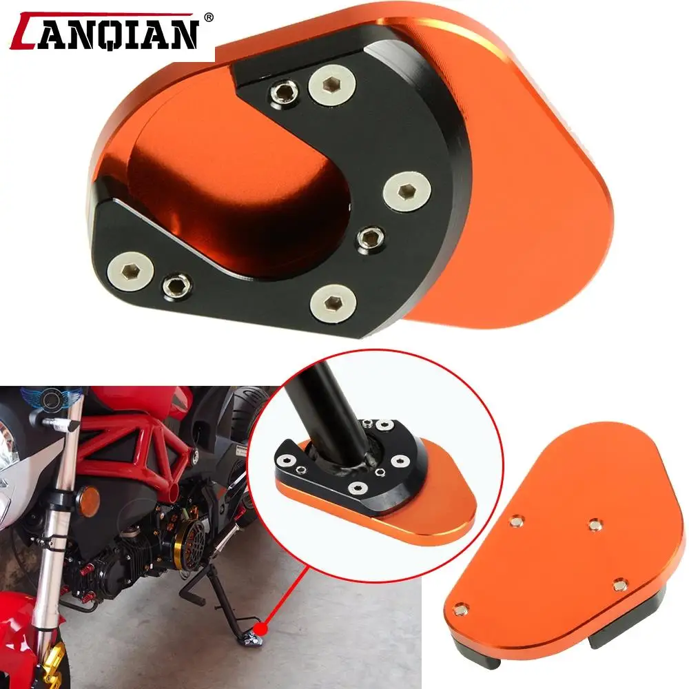 

Motorcycle Accessories Kickstand Foot Side Stand Extension Pad Support Plates FOR Husqvarna 701 Enduro Supermotor 2016 2017 2018