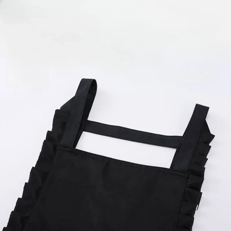 1pc/2pcs/3pcs Princess Style Apron, Waterproof Floral Restaurant Barista Work Uniform Apron, Suitable for Restaurants/Hotels