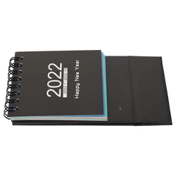 Calendrier annuel de bureau créatif 2022, 1 pièce, Table en papier, planificateur 