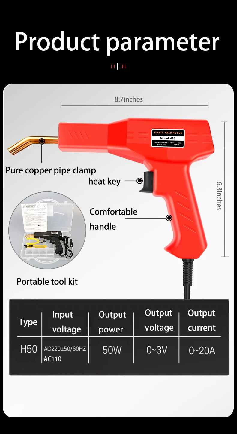 Ampia gamma di strumenti e accessori inclusi nel kit di saldatura