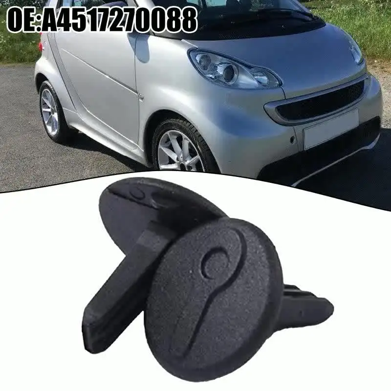 Driver Side Door Handle Lock Key Slot Cover Fit For Smart For
