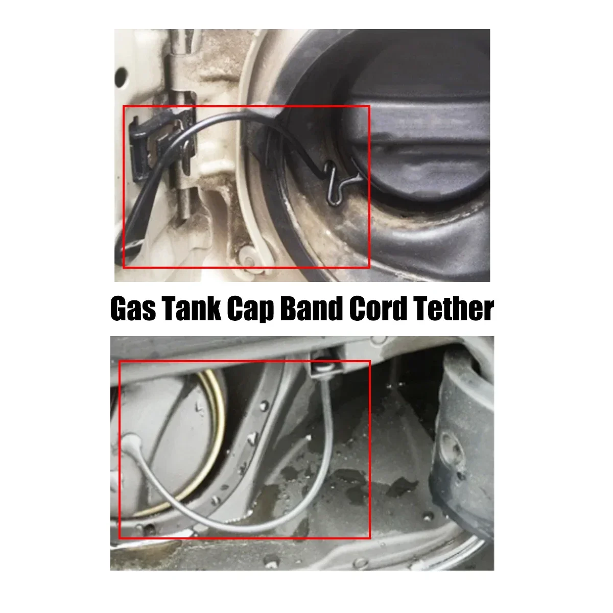 Fuel Oil Tank Cover Tether Diesel Cap Wire Petrol Lid Band Gas Filler Support Retaining Strap Cord Rope for Audi VW Toyota BMW