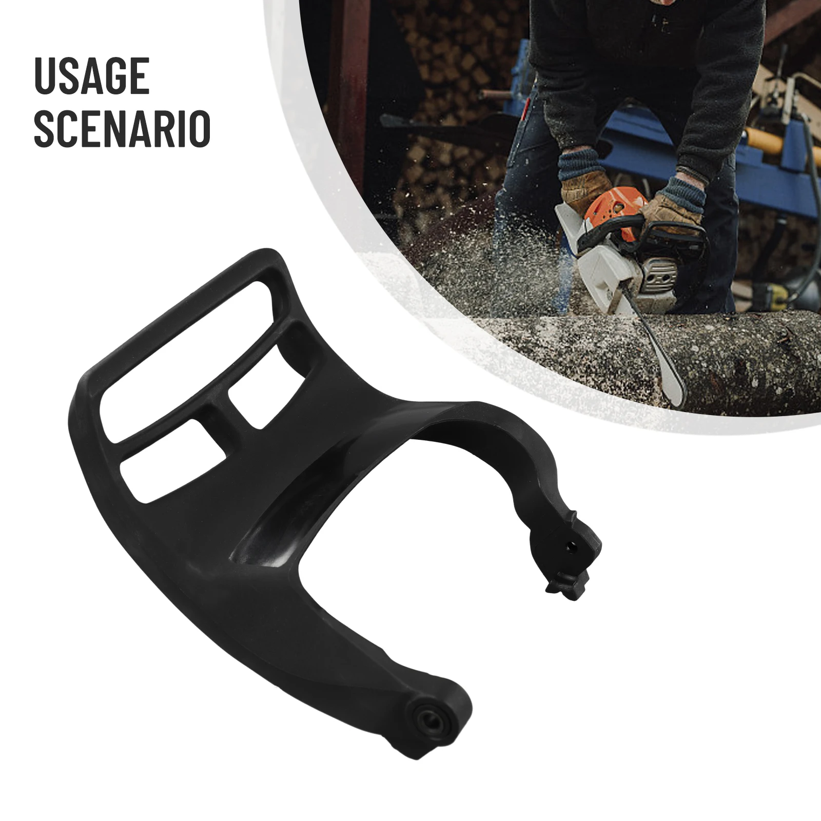 Nuovissimo Manico Del Freno Motosega 1 Pz Accessori Nero Facile Installazione Design Ergonomico Per Stihl Ms 462 C-M