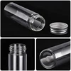 5pcs 5ml-30ml transparent glass bottle with silver aluminum cap storage cans empty gift bottle party decoration sealed well 3