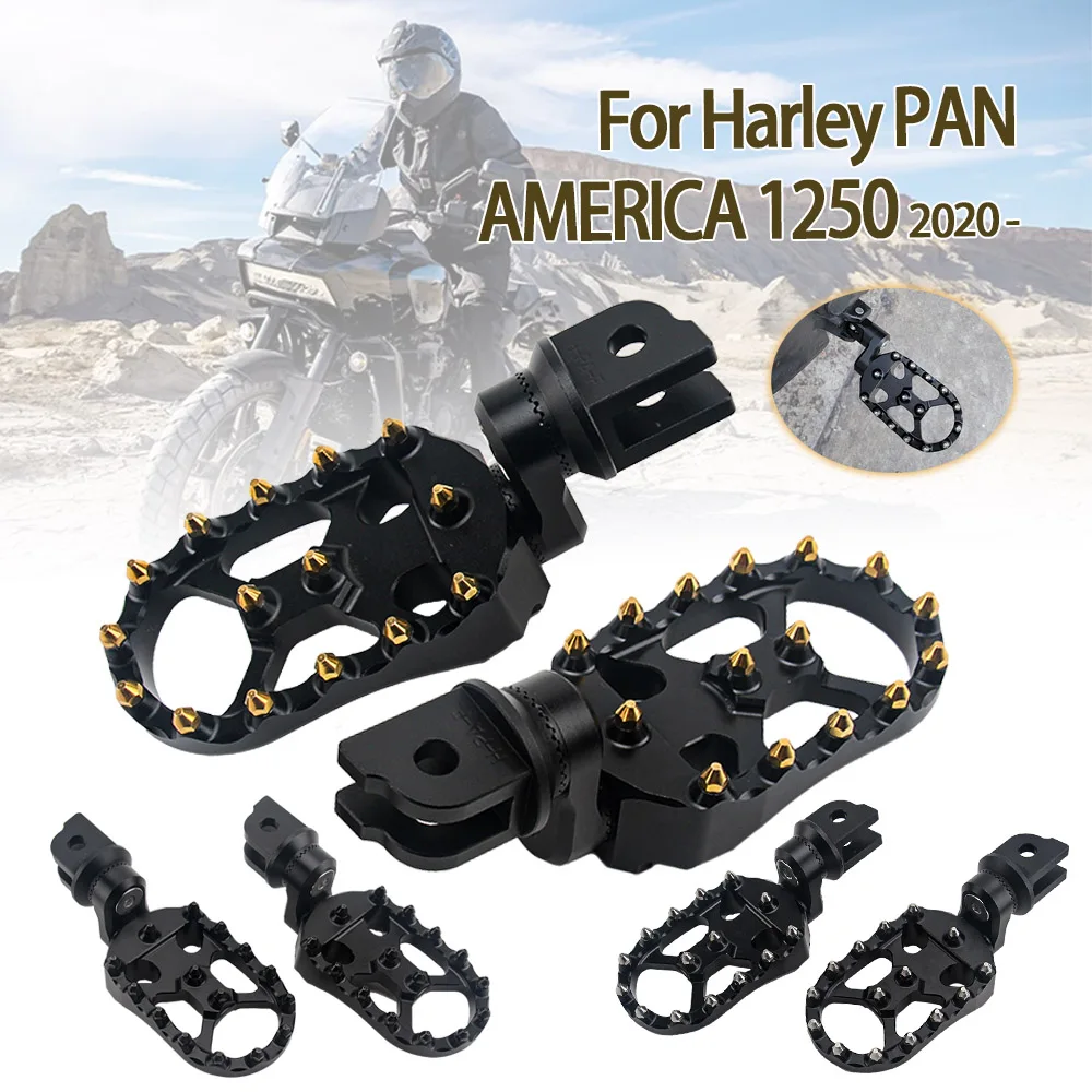 Motorcycle Front Footrest Adjustable Extend Lowering Foot Pegs