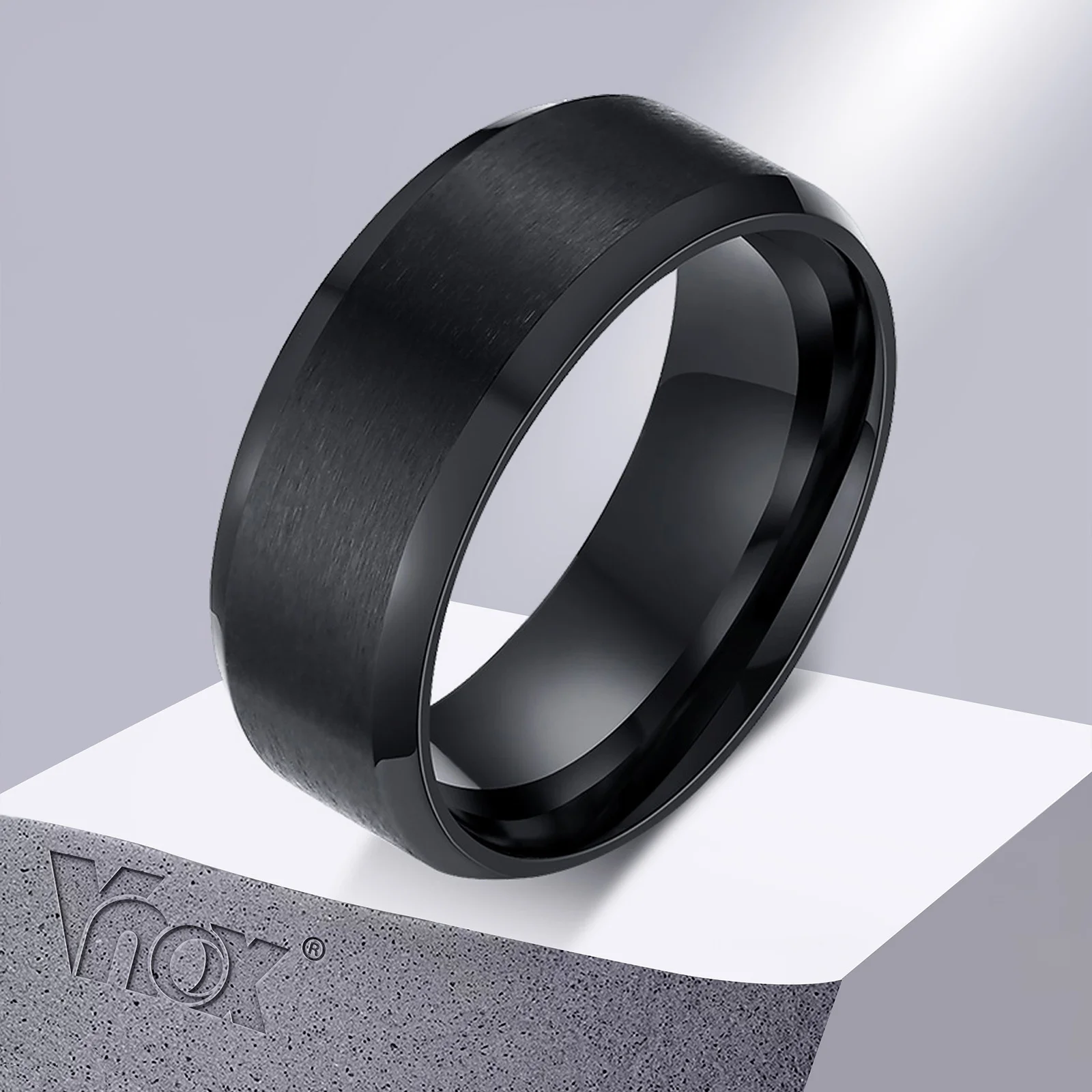 Men 8mm Stainless Steel Ring Wedding Jewelry Horus Anka Bible Medical crystal rings engagement rings zircon rings bohemian rings cross rings stone rings fashion rings gold rings fidget rings couple rings mesh band ring opal rings punk rings stackable rings fashion ring wedding rings stainless steel rings finger rings titanium steel rings metal rings pearl finger ring